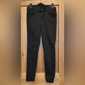 Dark Green EUC J BRAND Maria High Rise Stretch Skinny Jeans Size 30 Vin Evrgrn